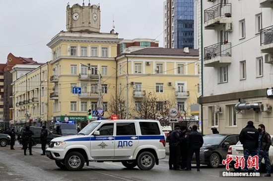 俄罗斯车臣发生恐怖分子袭警事件