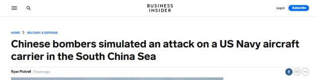 美军承认“罗斯福”号上周进南海时,中国轰炸